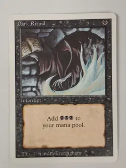 Dark Ritual Revised Edition NM Magic The Gathering MTG Free Ship! BB - Image 1