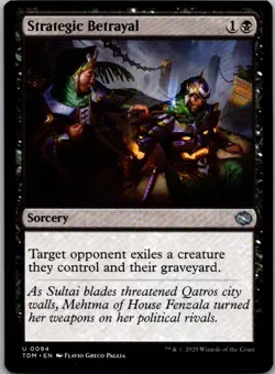 Strategic Betrayal U Tarkir: Dragonstorm 94 NM - Image 1