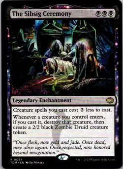 The Sibsig Ceremony R Tarkir: Dragonstorm 91 NM - Image 1