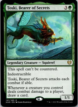 Toski, Bearer of Secrets R Kaldheim 197 NM - Image 1