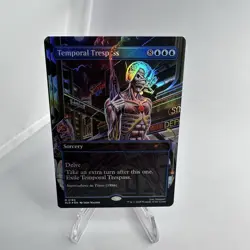 Temporal Trespass (2190) Rainbow Foil - Iron Maiden: Album Art Secret Lair MTG - Image 1