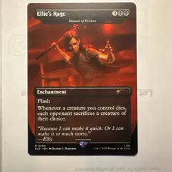 Ellie's Rage - Dictate of Erebos Secret Lair Drop Regular Near Mint NM - Image 1