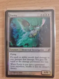 MTG FOIL Purity - Lorwyn Magic the Gathering Rare NM - Image 1