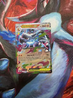 Pokemon TCG Mega Charizard X ex 013/094 Phantasmal Flames - English - Image 1
