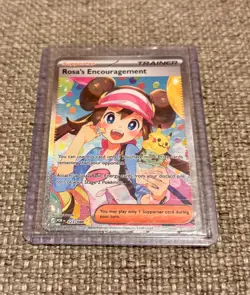 ROSA'S ENCOURAGEMENT 123/088 - Perfect Order - HOLO SPECIAL ILLUSTRATION RARE NM - Image 3