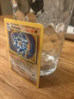 Machamp 008/102 Base Set 1st Edition Holo Rare 100 HP English Pokemon Card - Image 4