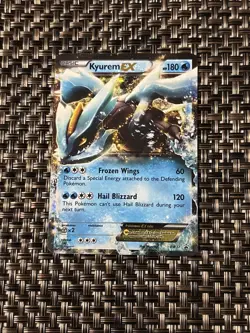 Kyurem EX BW37 Black & White Black Star Promo Holo Pokemon Card Ultra Rare PL-MP - Image 1