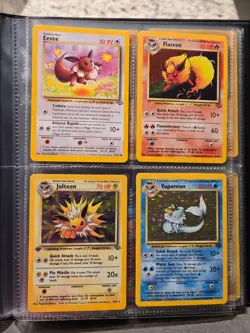 Vintage Pokemon Binder Collection (Mix of 1st edition, jungle, fossil, unlimited - Image 3