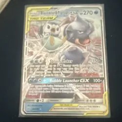 Pokemon Blastoise & Piplup GX 38/236 Sm-Cosmic Eclipse TAG TEAM Holo 270 HP - Image 1