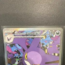 Pokemon Team Rocket's Crobat ex 234/182 Destined Rivals Special Illustration-NEW - Image 3