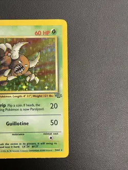 1st Edition Pokemon TCG Pinsir Jungle 9/64 Holo 1999-2000 Holo - Image 5