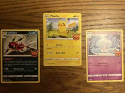 Pokemon TCG Pikachu (Trick or Trade Halloween) 49, Ariados 103 & Harttrem 72 - Image 1