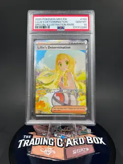Pokemon Lillie's Determination SIR 184/132 Me01: Mega Evolution PSA 10 - Image 1