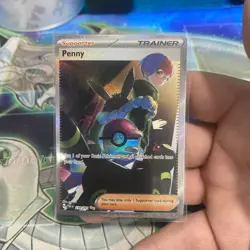 Pokemon TCG Trainer Supporter Penny 239/091 Paldean Fates - Image 1