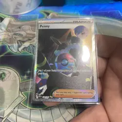 Pokemon TCG Trainer Supporter Penny 239/091 Paldean Fates - Image 3