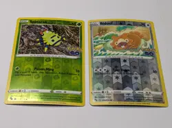 2x LOT - Pokemon GO Peelable Ditto Set - Bidoof + Spinarak 2022 006 + 013 - Image 1