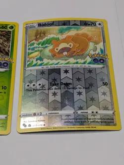 2x LOT - Pokemon GO Peelable Ditto Set - Bidoof + Spinarak 2022 006 + 013 - Image 5