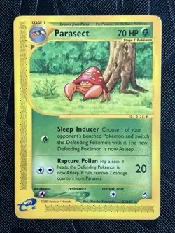 Pokemon TCG Parasect 027/147 Aquapolis Regular (English) - MP - Image 3