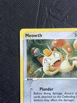 Pokemon TCG *SWIRL* Meowth 013 Nintendo Black Star Promo (English) - MP - Image 4