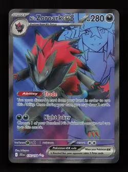 N's Zoroark ex 175/159 Ultra Rare Journey Together Pokemon Near Mint - Image 1