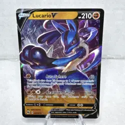 Lucario V - 027/073 Ultra Rare Champion’s Path NM Pokemon TCG - Image 1