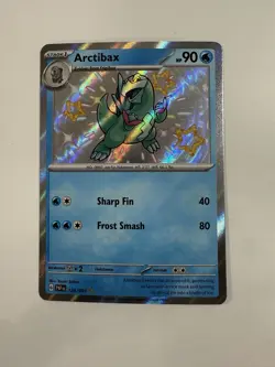 POKEMON TCG ARCTIBAX 129/091 Paldean Fates Baby Shiny Rare - NM - Image 1