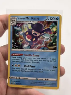 Galarian Mr. Rime SWSH079 Black Star Promos SWSH Cosmos Holo Pokemon TCG 2021 NM - Image 1