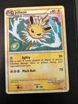 Pokemon HP Call of Legends 45/95 Jolteon Heavily played - Image 1
