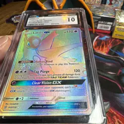 Latios GX 243/236 Rainbow Rare - CGC Gem Mint 10 - Unified Minds- Pokemon TCG - Image 3