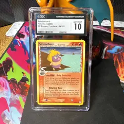 Smoochum 64/101 - CGC Gem Mint 10 - EX Dragon Frontiers - Pokemon TCG 2006 - Image 1