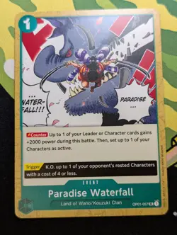 One Piece Card Game-Paradise Waterfall Op01-057 English 'Up to 1" text - Image 1