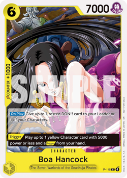 Boa Hancock P-1115 OP15 Pre-Release Promotion Card One Piece Card Game - Image 1