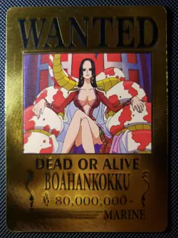 Boa Hancock One Piece Goddess Masters Anime Textured Holo Foil Waifu Girl Card - Image 1
