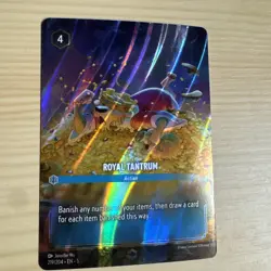 Royal Tantrum 219/204 Disney Lorcana Shimmering Skies Enchanted Foil Card - Image 2