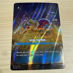 Royal Tantrum 219/204 Disney Lorcana Shimmering Skies Enchanted Foil Card - Image 3
