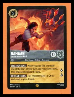 Disney Lorcana Single-Minded Rival Namaari Reign Of Jafar #198/204 NM-MT - Image 1