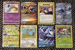 Lot of 8 Pokemon Cards - New ex Full Art Secret V Ultra Rare Holo Tera Mega TCG… - Image 1