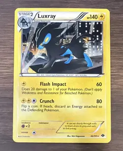 ⚡Luxray 46/99 Cosmos Holo - Next Destinies Blister Promo Pokemon Card 2012 - Image 1