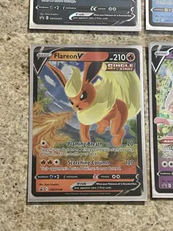 Eevee Evolutions V Promo SWSH 6 Card Set Eeveelutions Pokemon TCG Umbreon V - Image 3