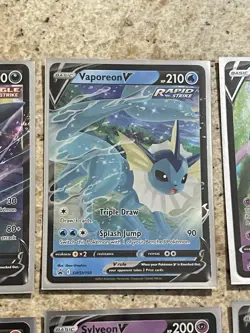 Eevee Evolutions V Promo SWSH 6 Card Set Eeveelutions Pokemon TCG Umbreon V - Image 5