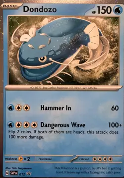 Dondozo Holo Promo SV: Scarlet & Violet Promo Cards 012 NM - Image 1