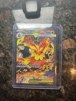 Mega Emboar EX Pokemon TCG Card 380 HP 320 Attack 273/217 Fire Type - Image 1