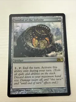 Magic the Gathering Sundial of the Infinite Foil Card Magic 2012 (M12) - Image 1