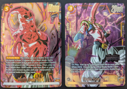 x2 Majin Buu : Evil 034/086 Gold Tournament Promo Dragon Ball Card Fusion World - Image 1