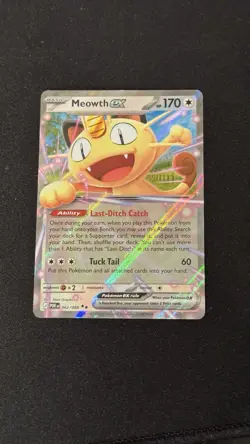 Meowth Ex 062/088 Perfect Order Nm Pokemon Tcg Trading Card - Image 1