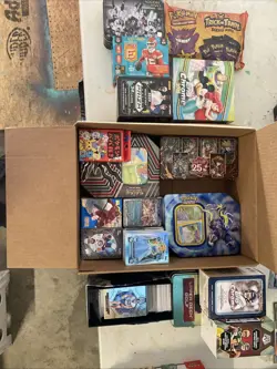 TCG Card Lot Large! - Pokemon, NFL, PGA, Disney, YuGiOh - Hockey - Image 1