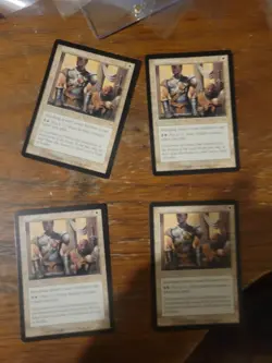 4x Mobilization Onslaught MTG Magic The Gathering Card Vintage White Token Rare - Image 1