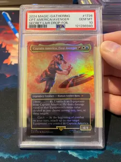 MTG Secret Lair Drop Captain America First Avenger Foil 10 - Image 1