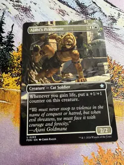 MTG Ajani's Pridemate Borderless ** Foundations ** English (NM) - Image 3