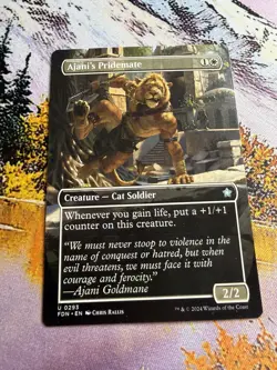 MTG Ajani's Pridemate Borderless ** Foundations ** English (NM) - Image 4